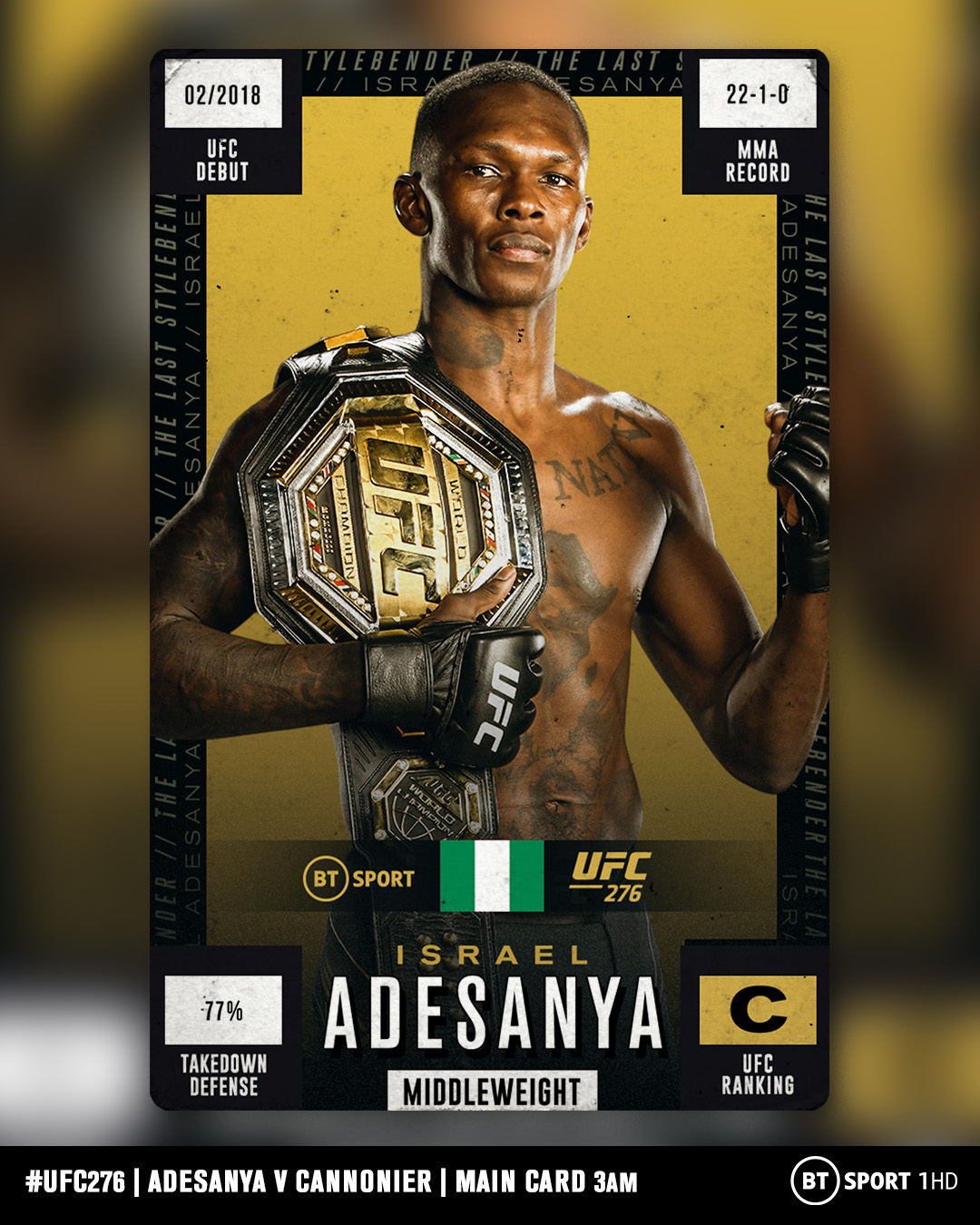 UFC 276 - Las Vegas - Poster et affiche