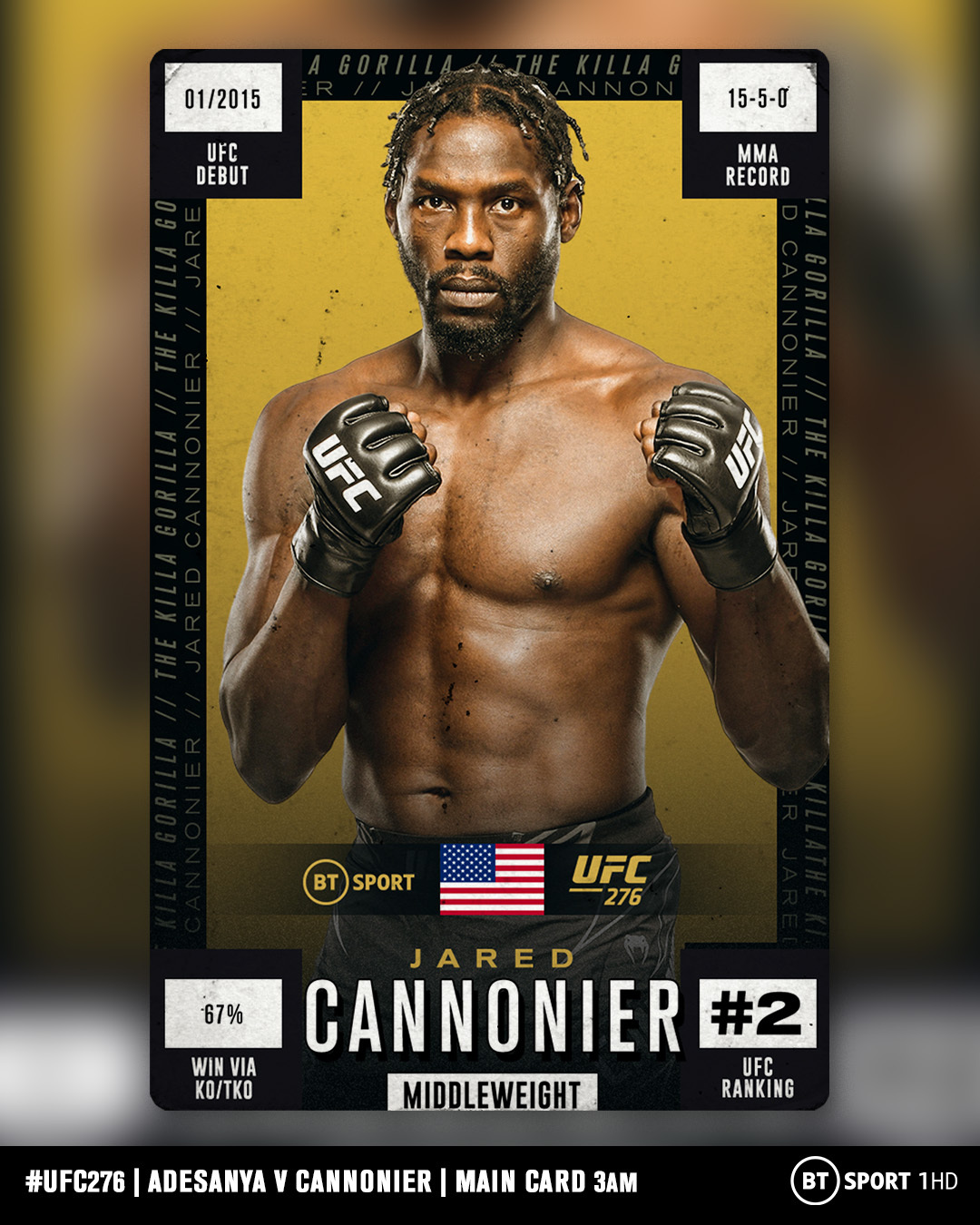 UFC 276 - Las Vegas - Poster et affiche