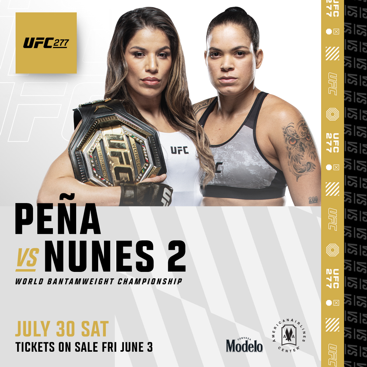 UFC 277 - Dallas - Poster et affiche