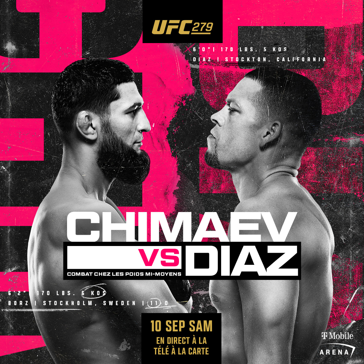 UFC 279 - Las Vegas - Poster et affiche