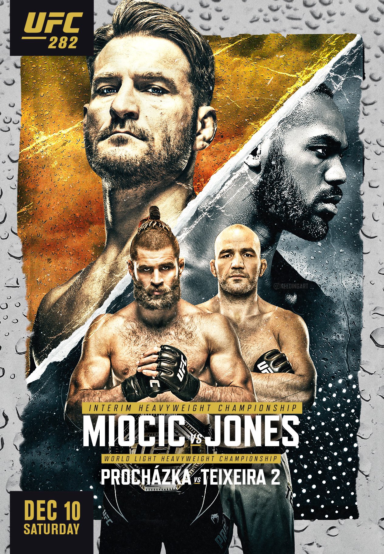 UFC 282 - Las Vegas - Poster et affiche