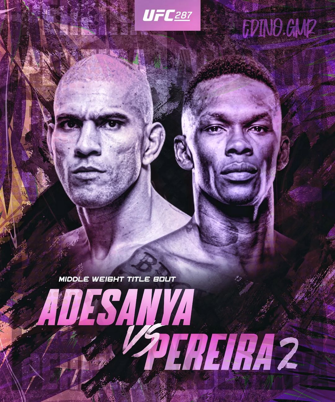 UFC 287 - Miami - Poster et affiche