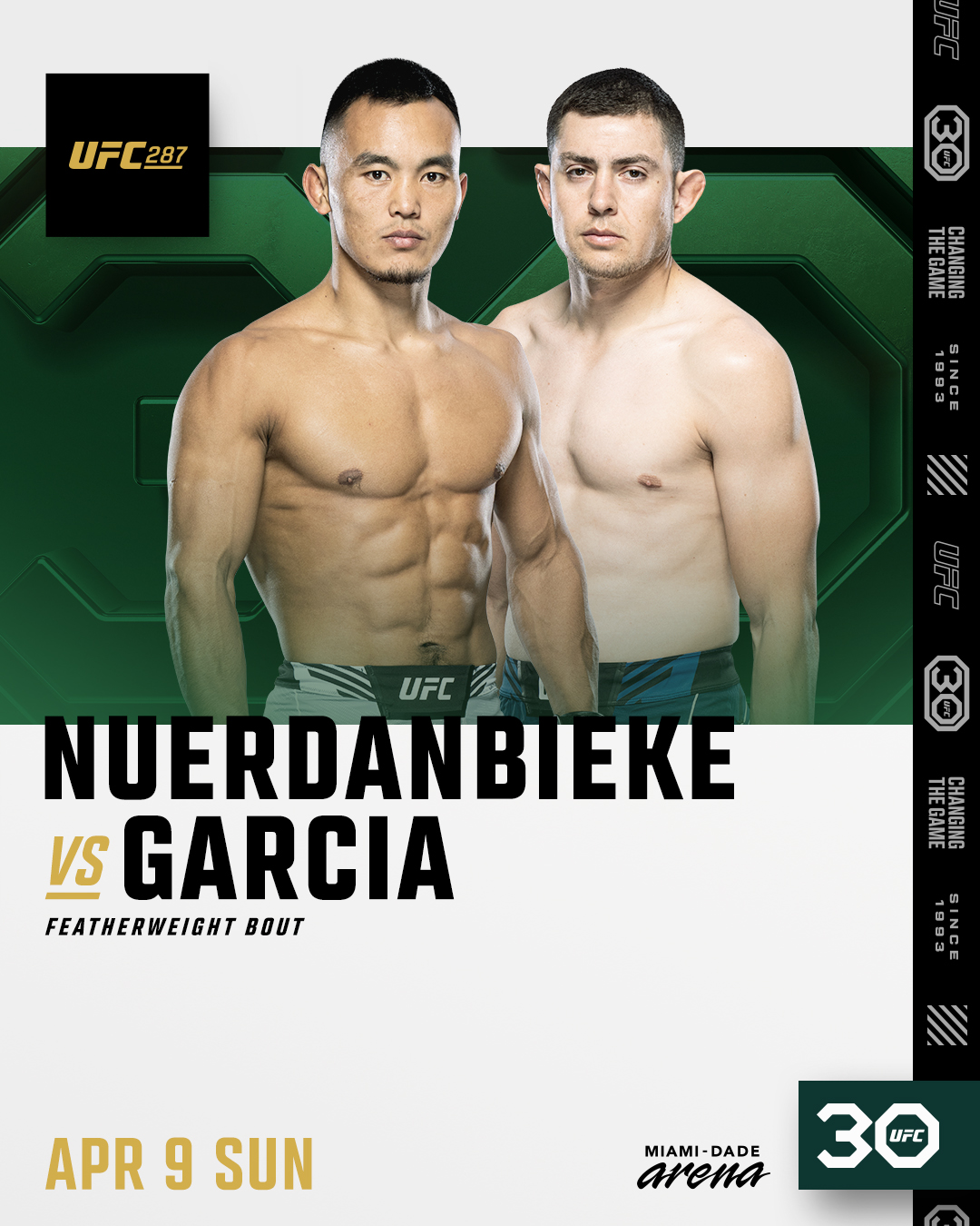 UFC 287 - Miami - Poster et affiche