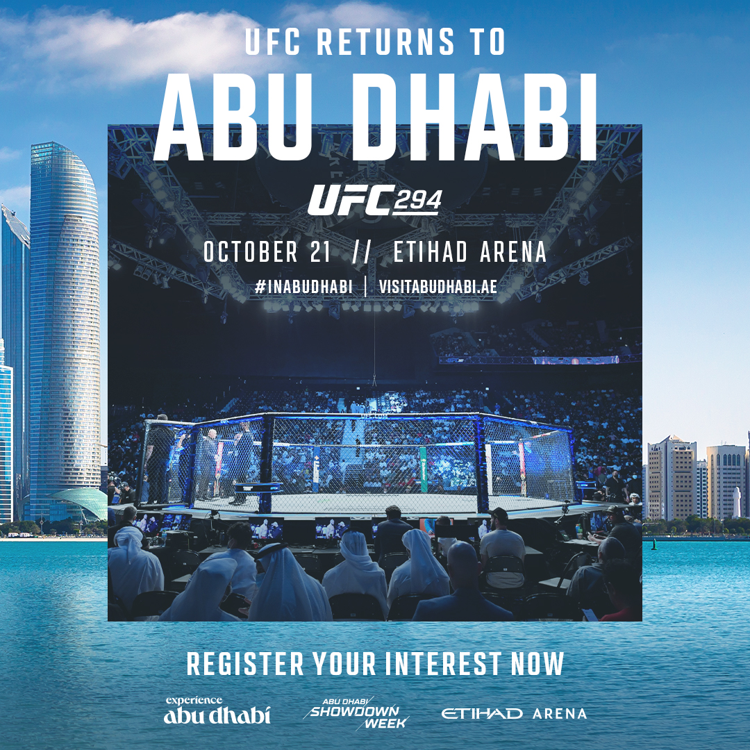 UFC 294 - Abu Dhabi - Poster et affiche