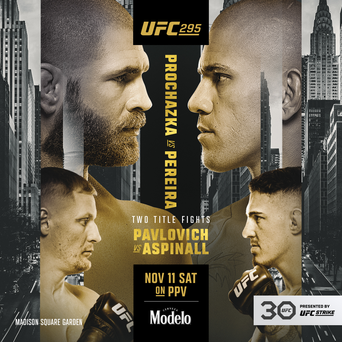 UFC 295 - New York City - Poster et affiche