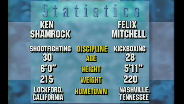 Ken Shamrock contre Felix Mitchell