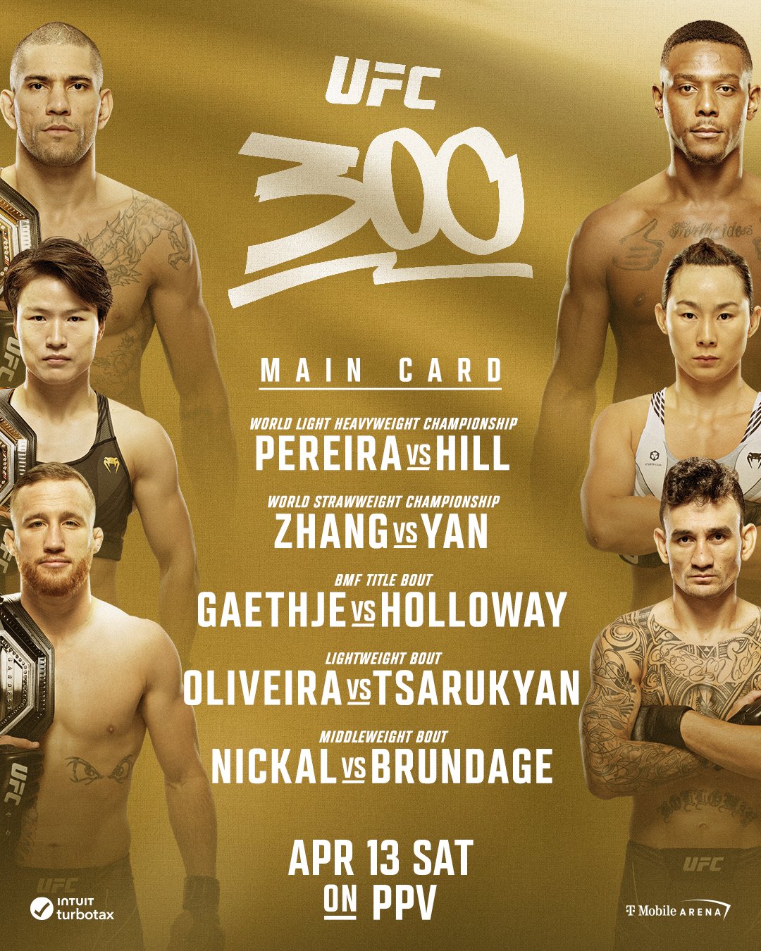 UFC 300 - Las Vegas - Poster et affiche