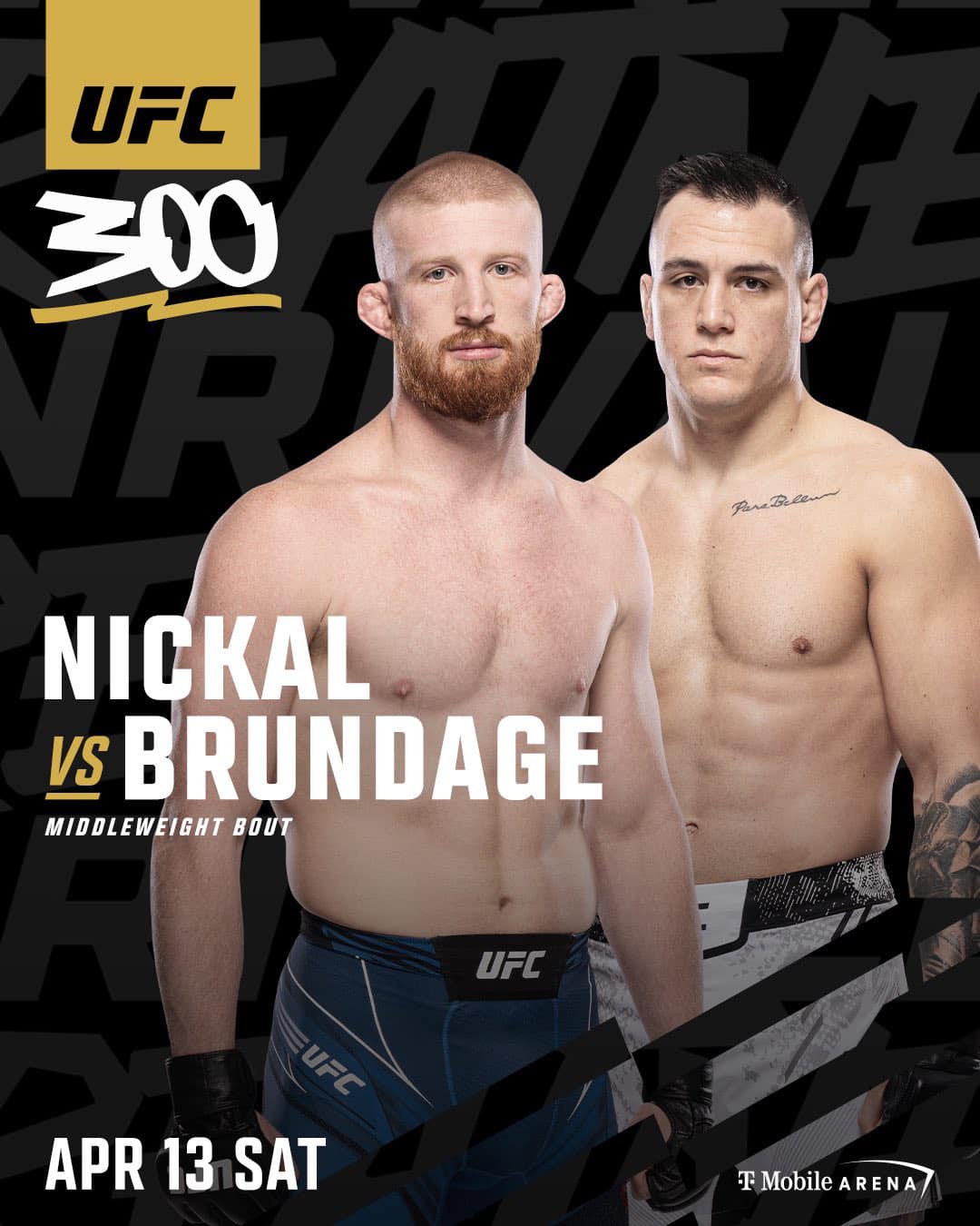 UFC 300 - Las Vegas - Poster et affiche