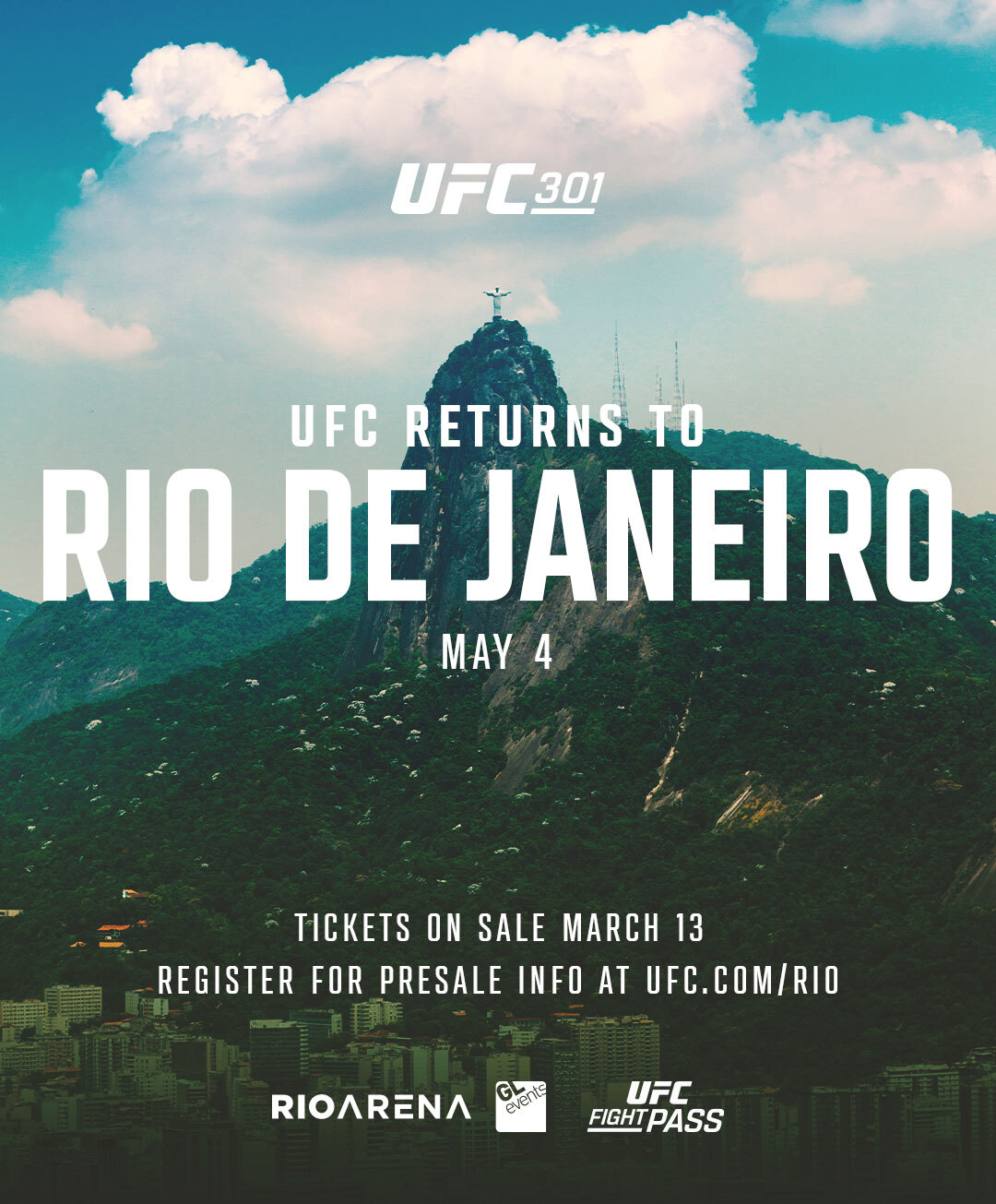 UFC 301 - Rio de Janeiro - Poster et affiche