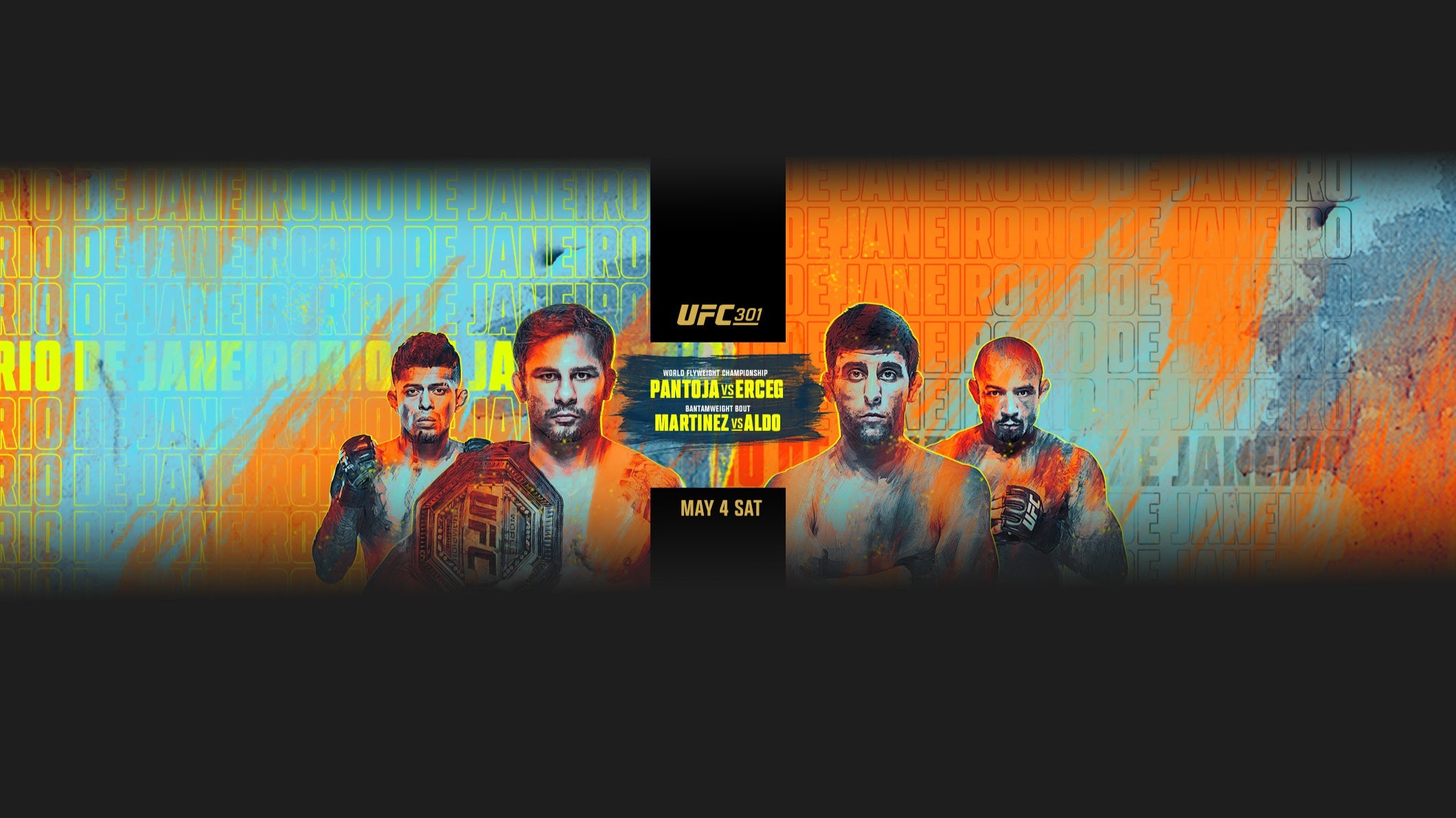 UFC 301 - Rio de Janeiro - Poster et affiche