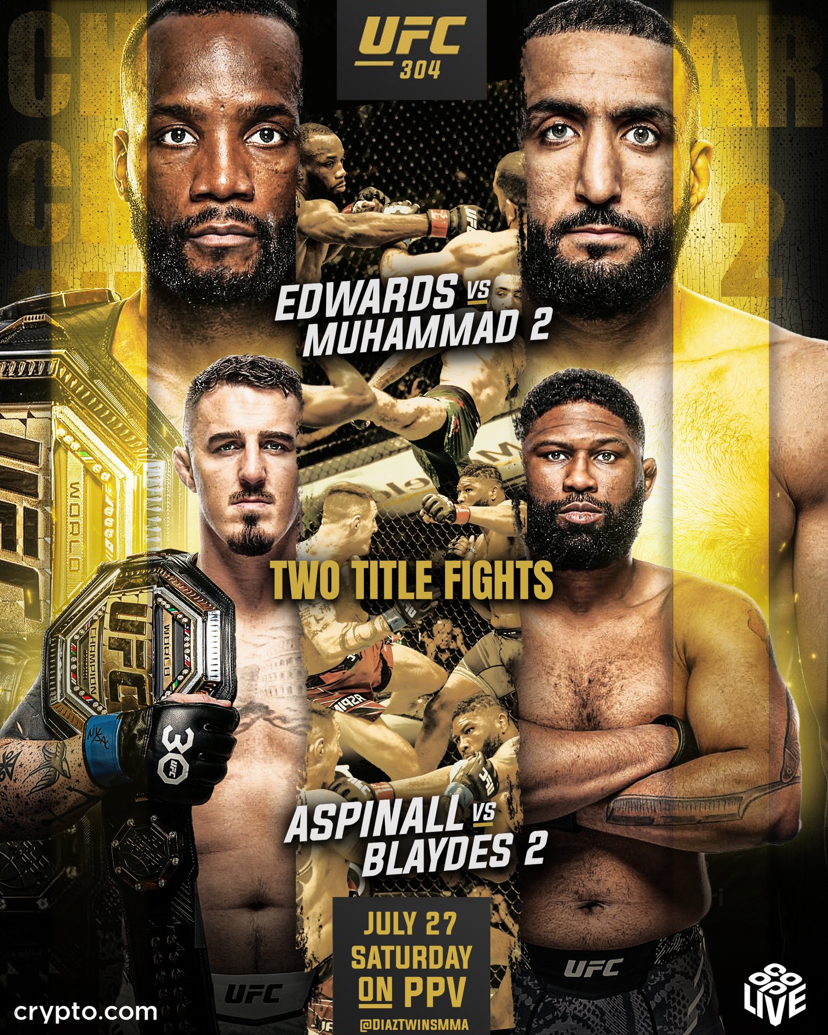 UFC 304 - Manchester - Poster et affiche