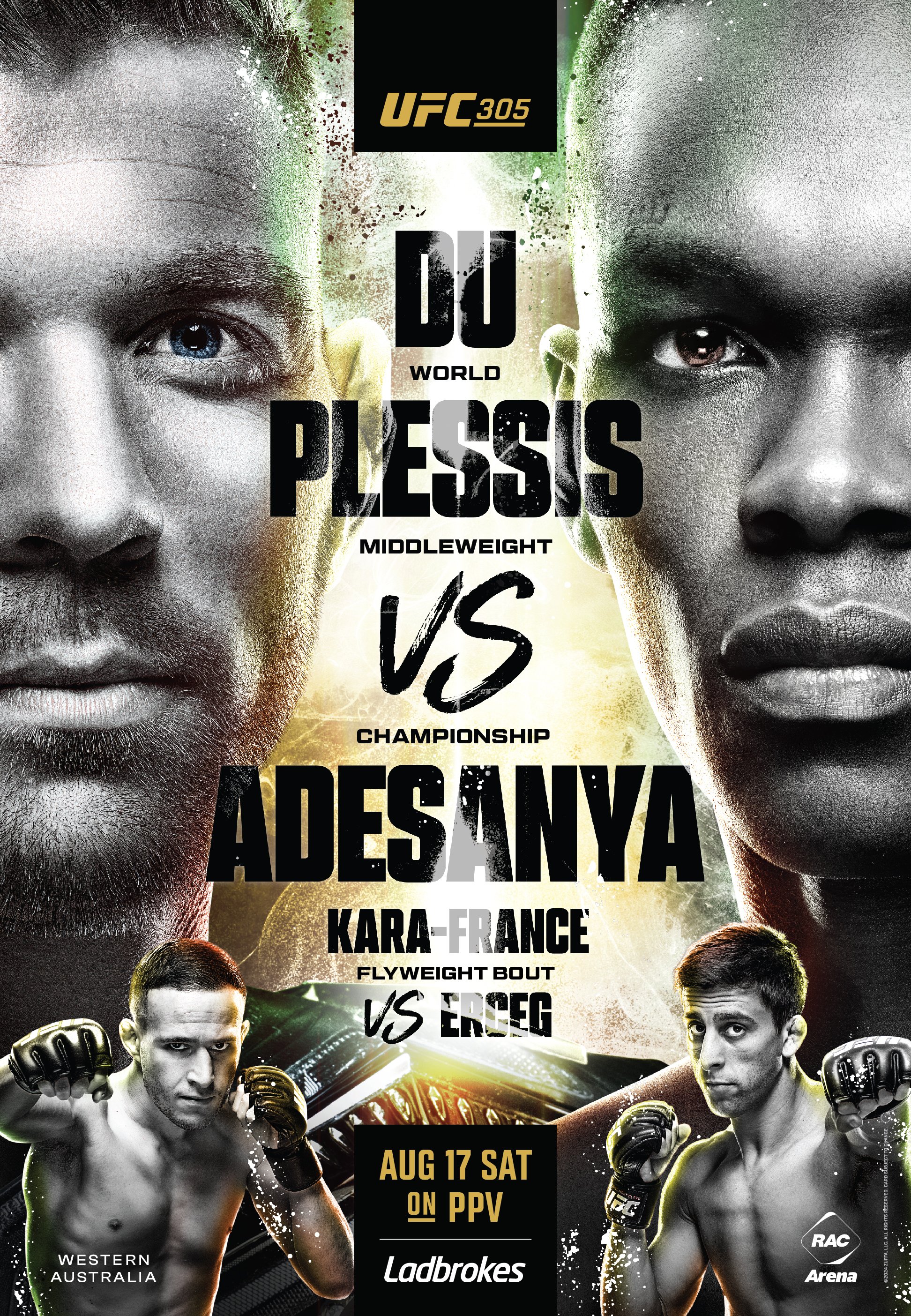 UFC 305 - Perth - Poster et affiche