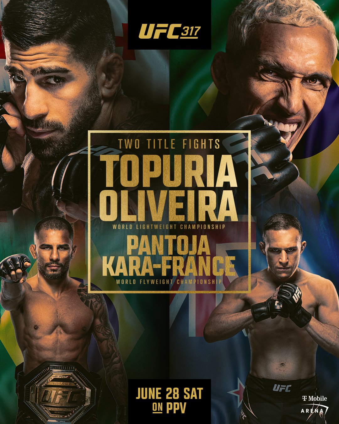 UFC 317 - Las Vegas - Poster et affiche