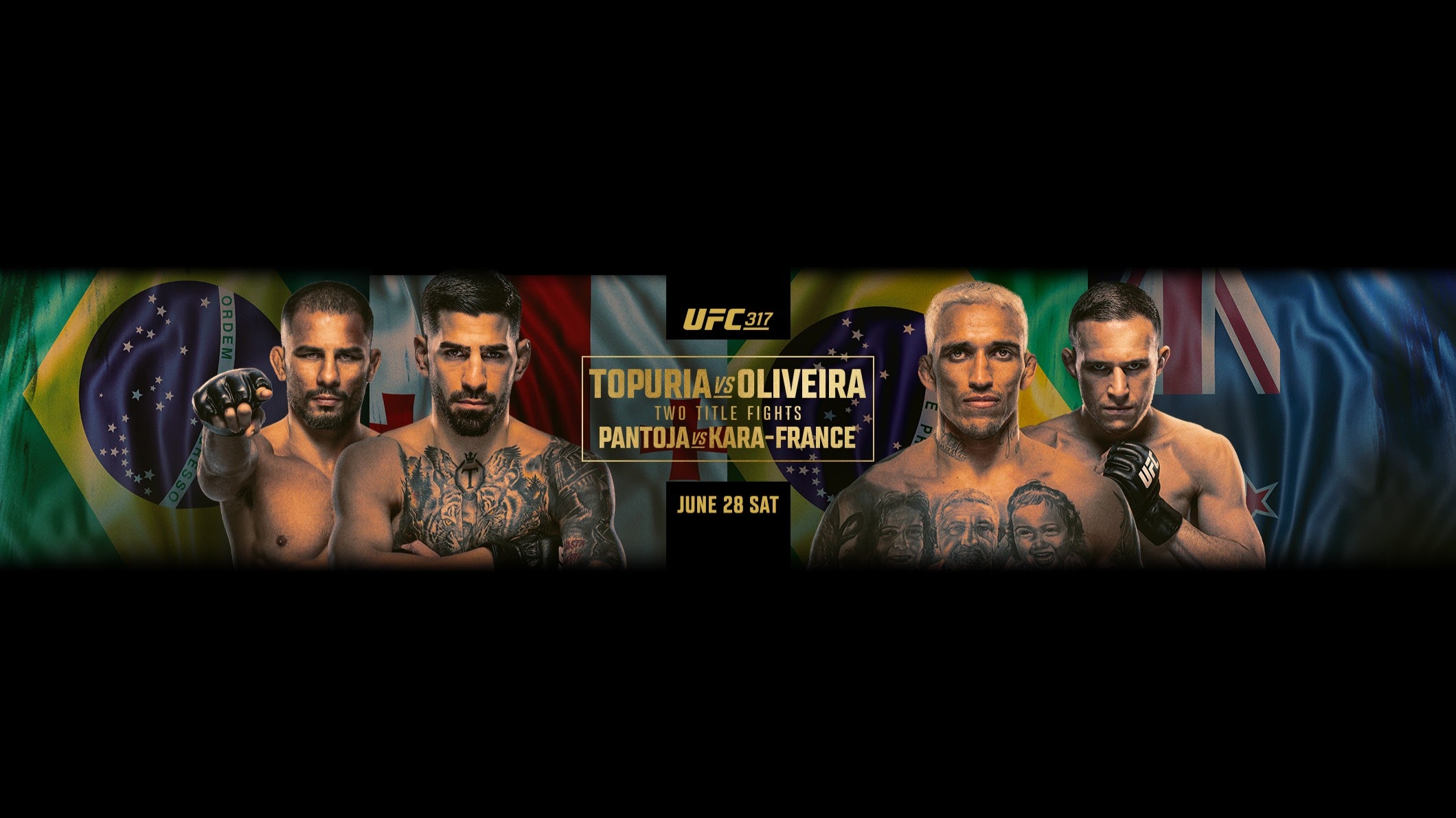 UFC 317 - Las Vegas - Poster et affiche