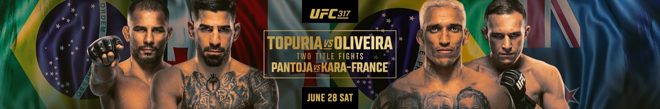 UFC 317 - Las Vegas - Poster et affiche