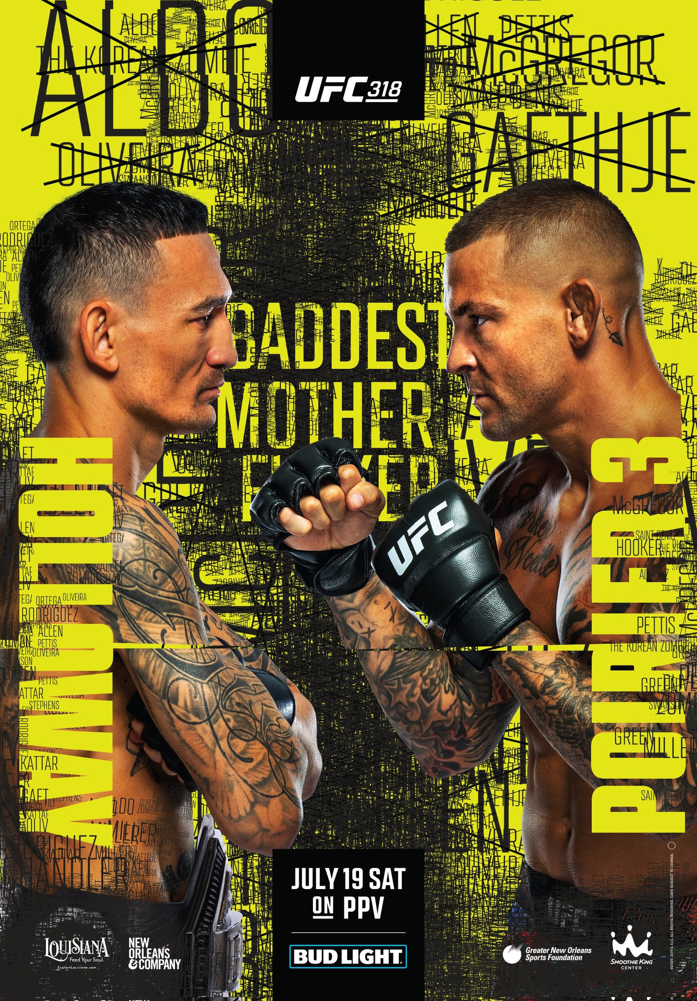 UFC 318 - New Orleans - Poster et affiche