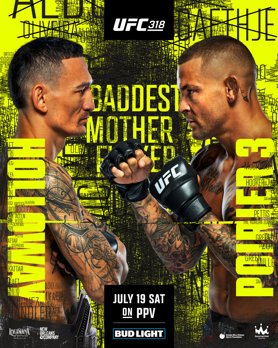 UFC 318 - New Orleans - Poster et affiche