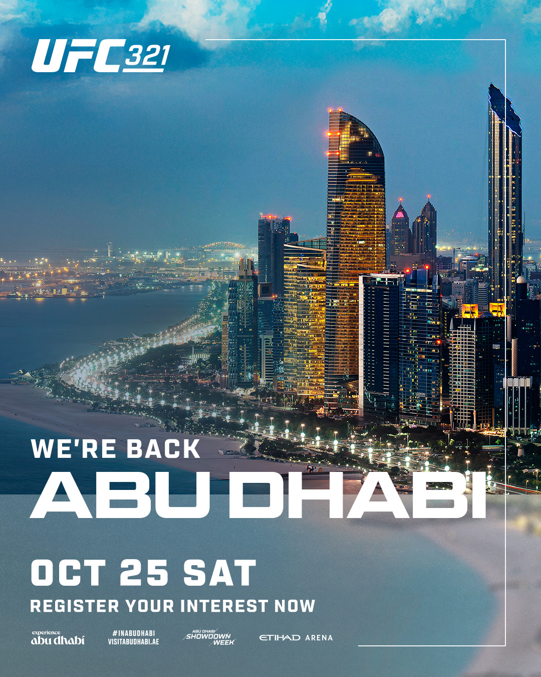 UFC 321 - Abu Dhabi - Poster et affiche