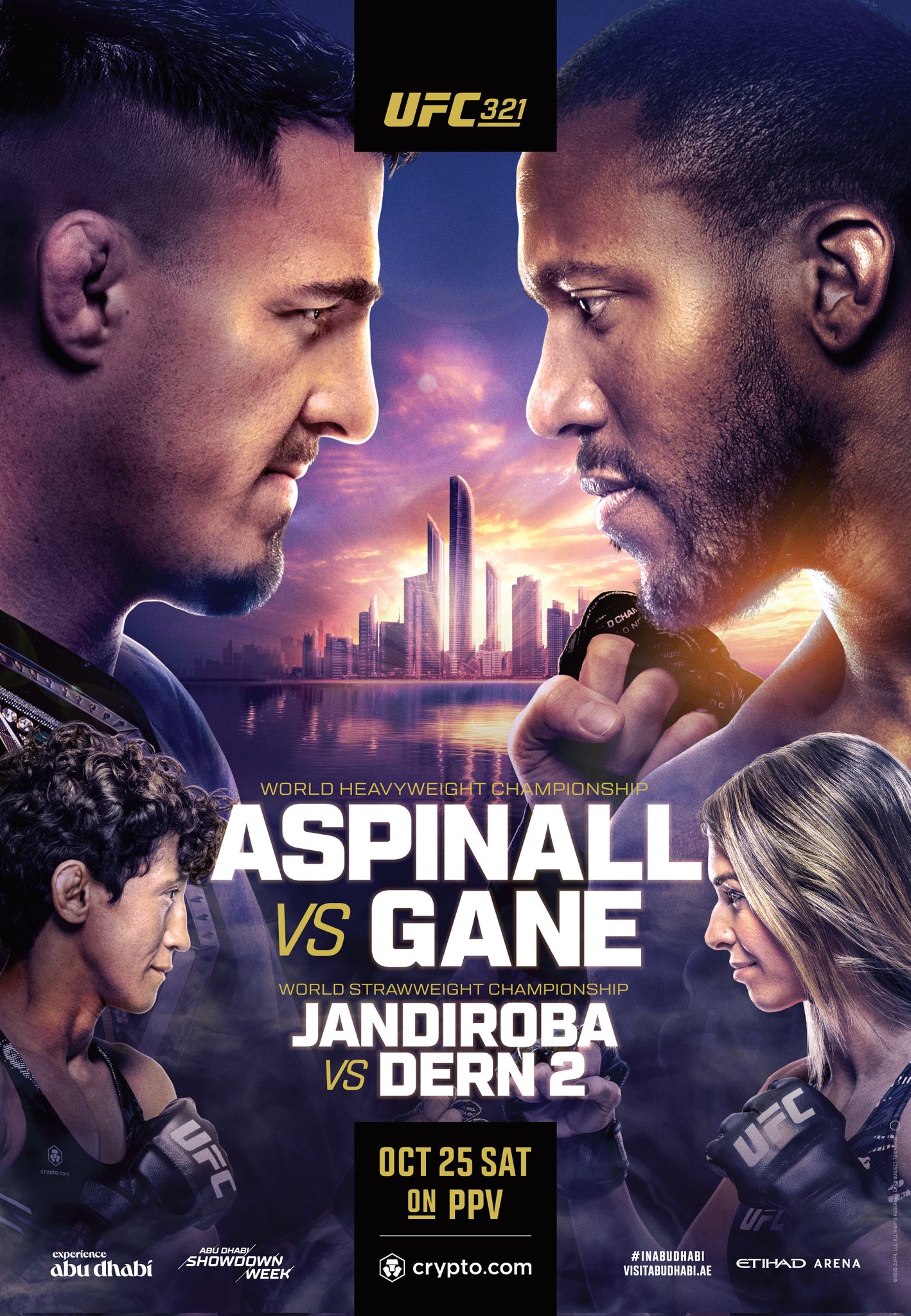 UFC 321 - Abu Dhabi - Poster et affiche
