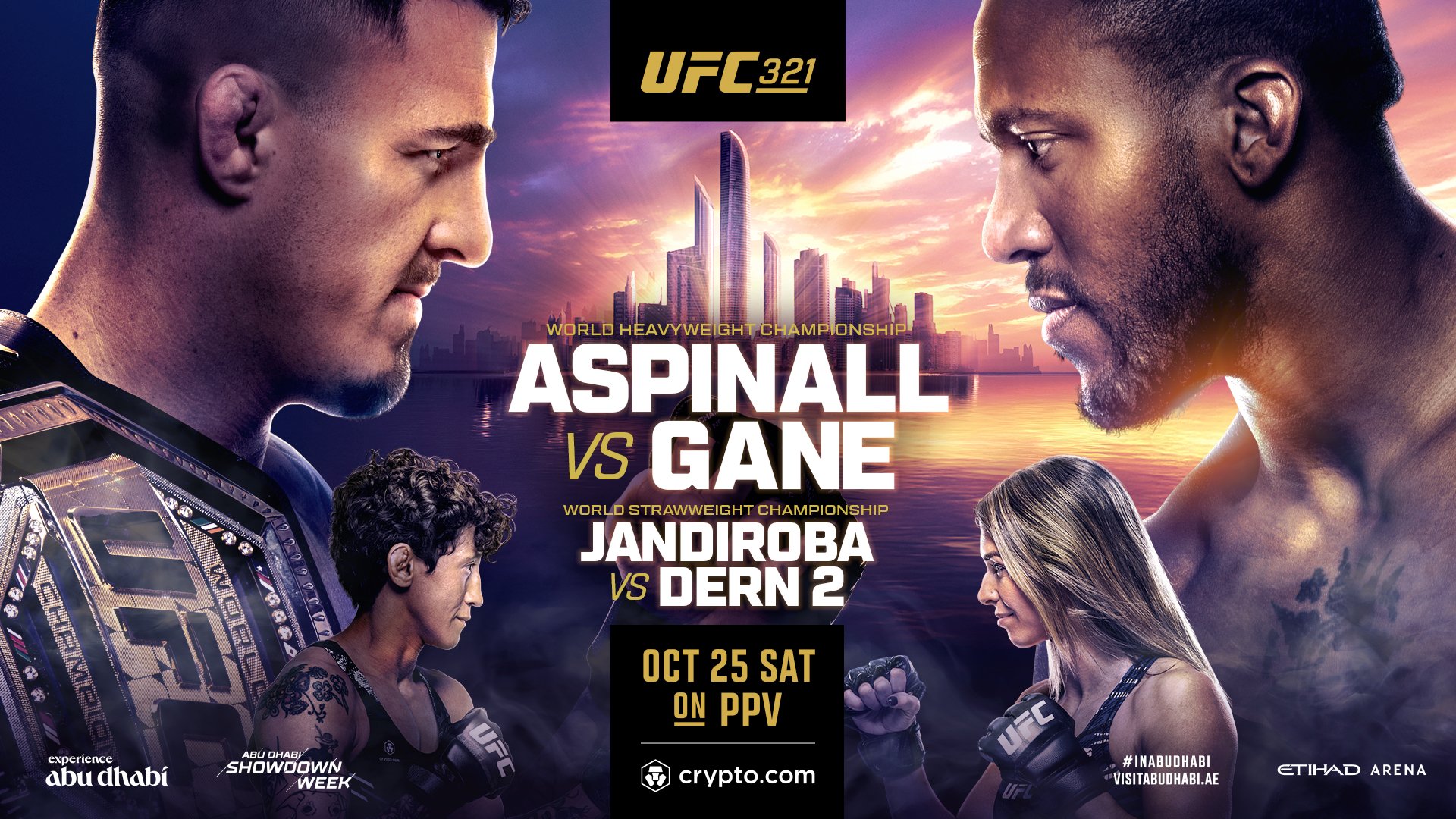 UFC 321 - Abu Dhabi - Poster et affiche