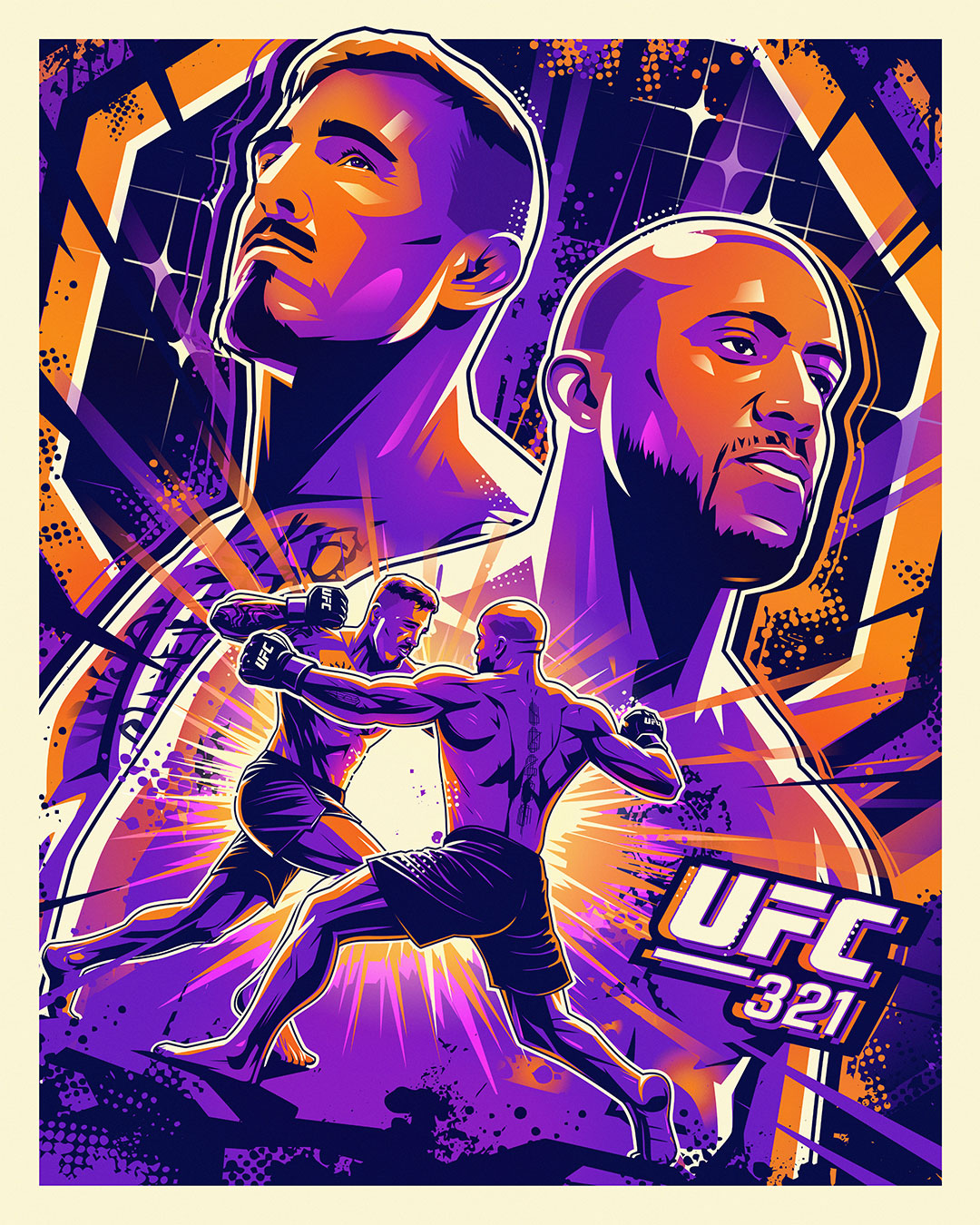 UFC 321 - Abu Dhabi - Poster et affiche