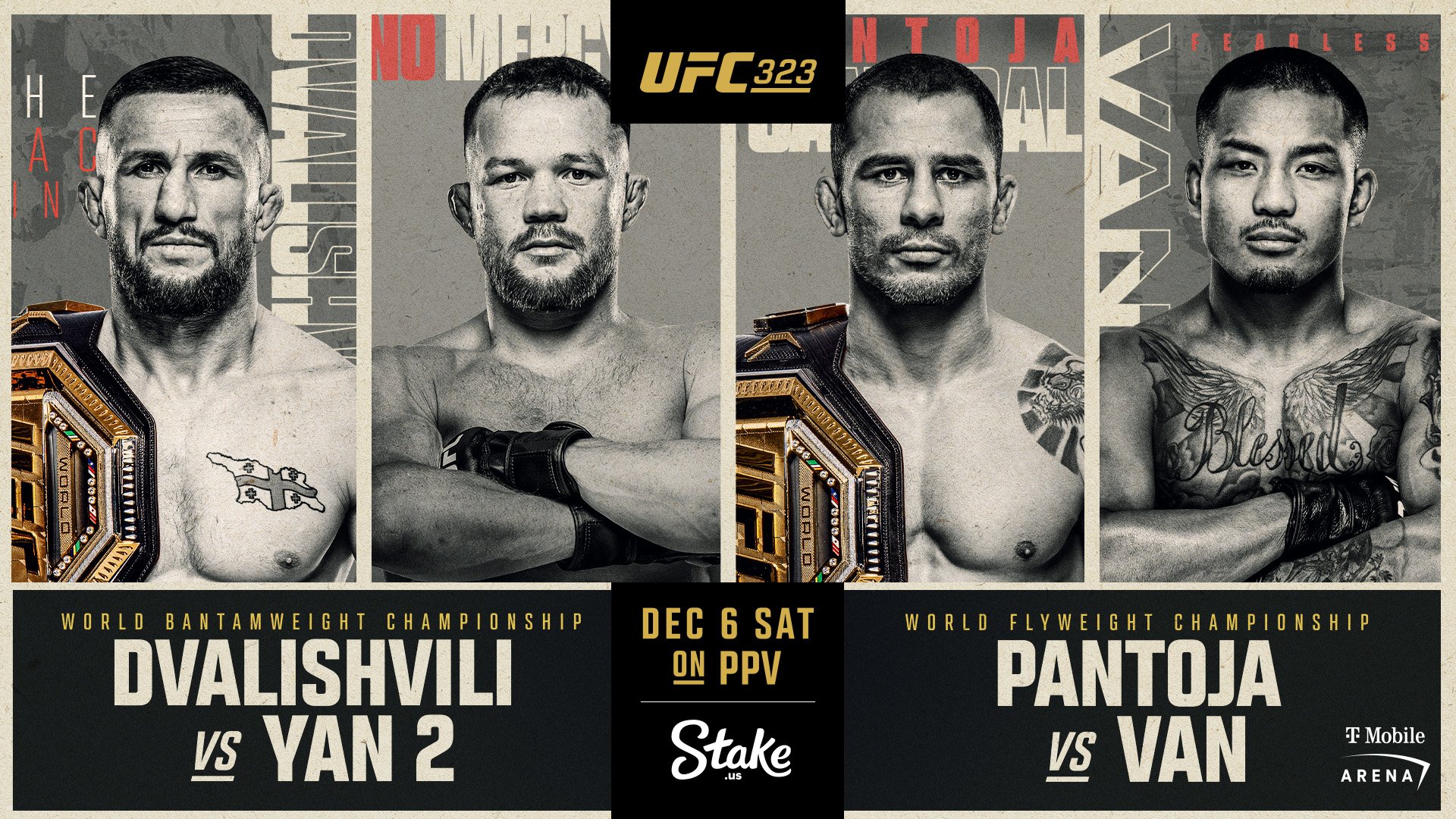 UFC 323 - Las Vegas - Poster et affiche
