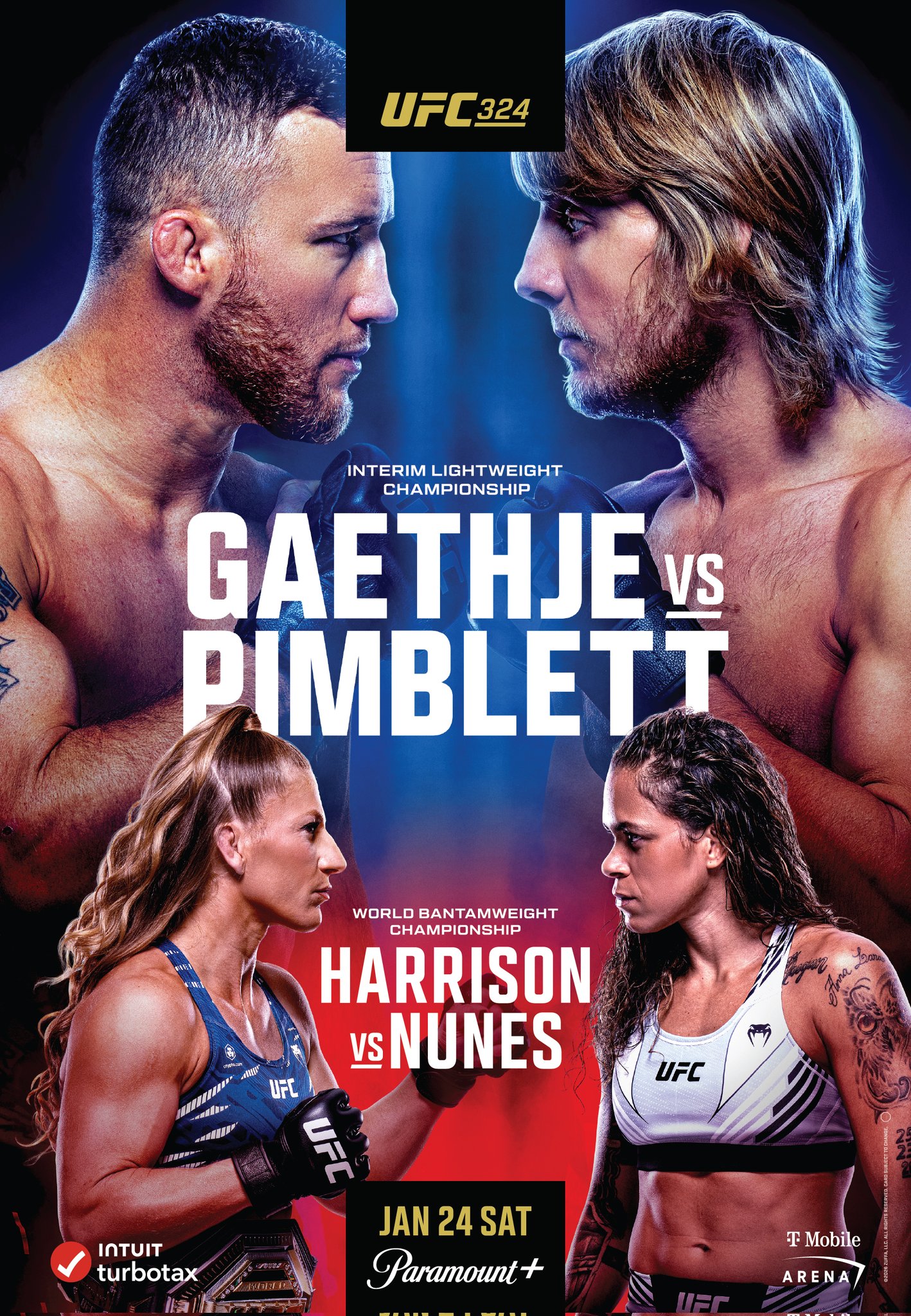 UFC 324 - Las Vegas - Poster et affiche