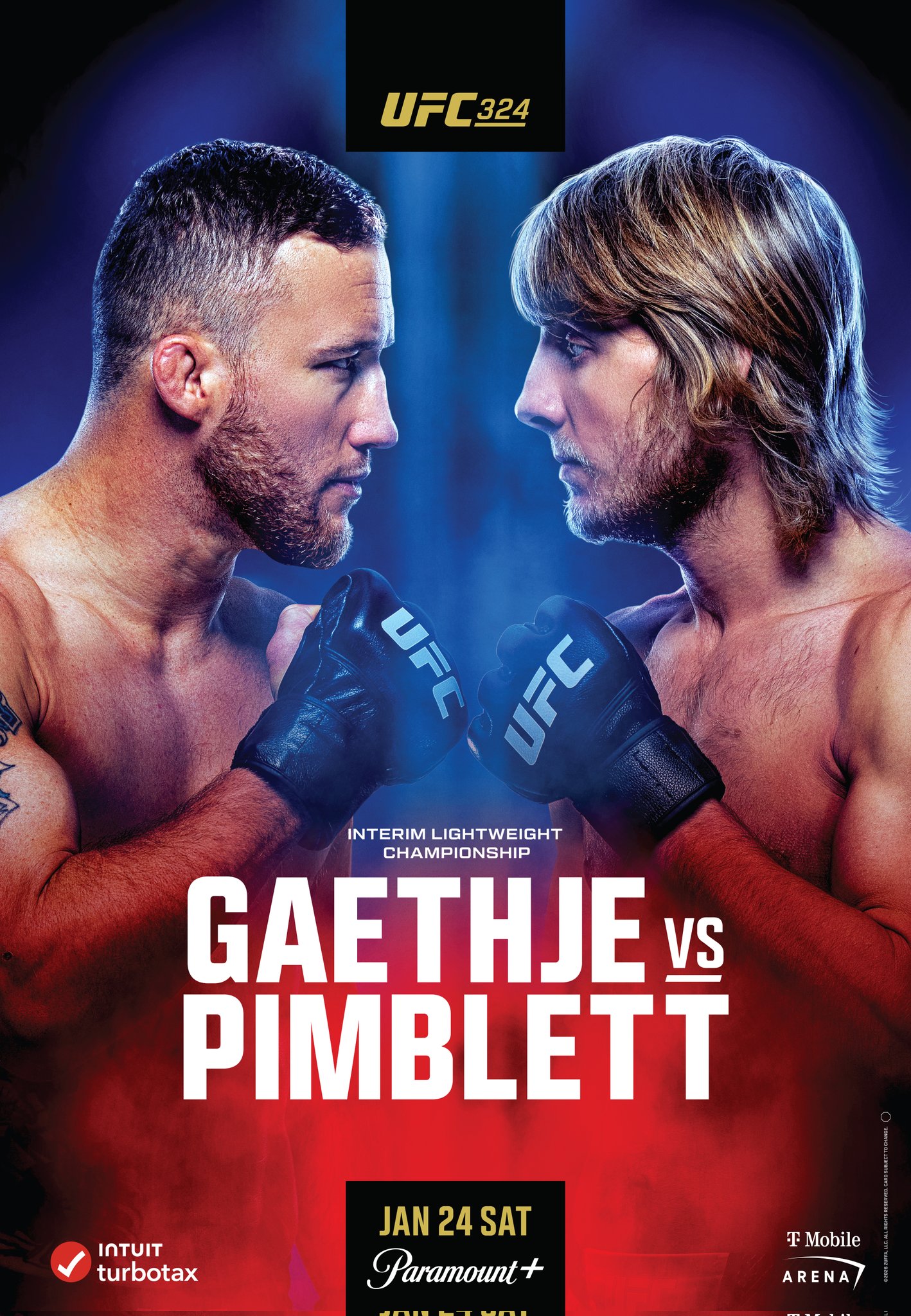 UFC 324 - Las Vegas - Poster et affiche