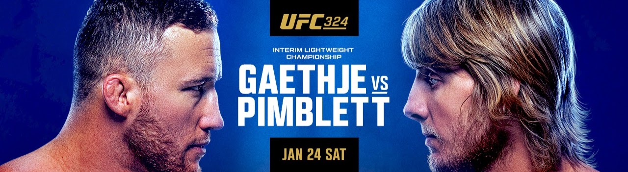 UFC 324 - Las Vegas - Poster et affiche