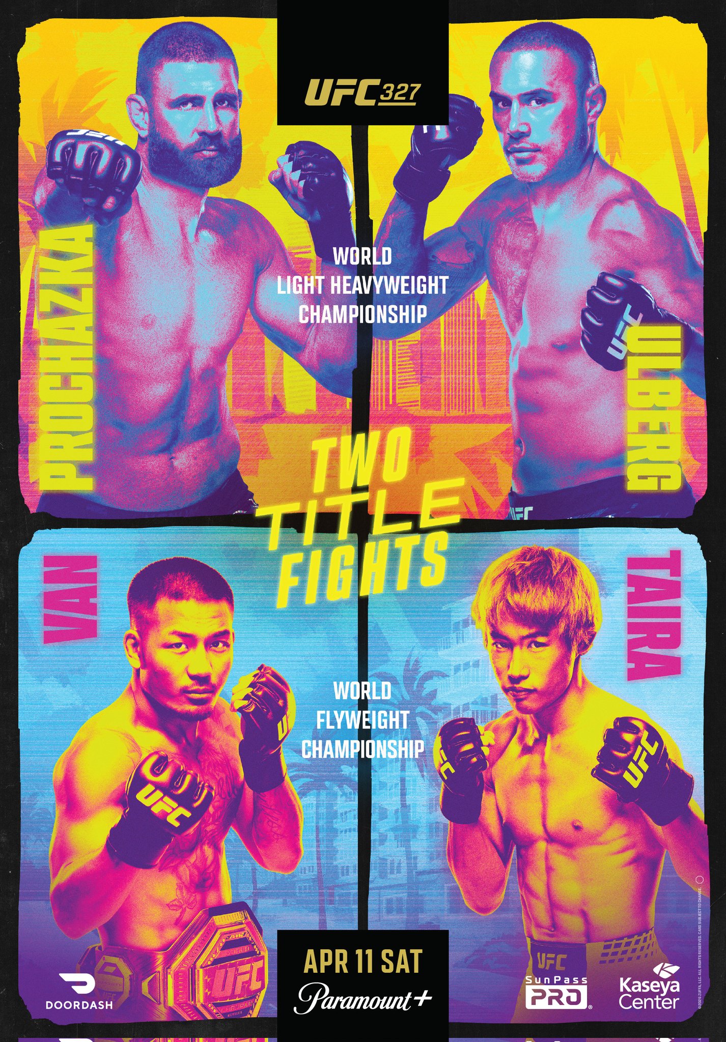 UFC 327 - Miami - Poster et affiche