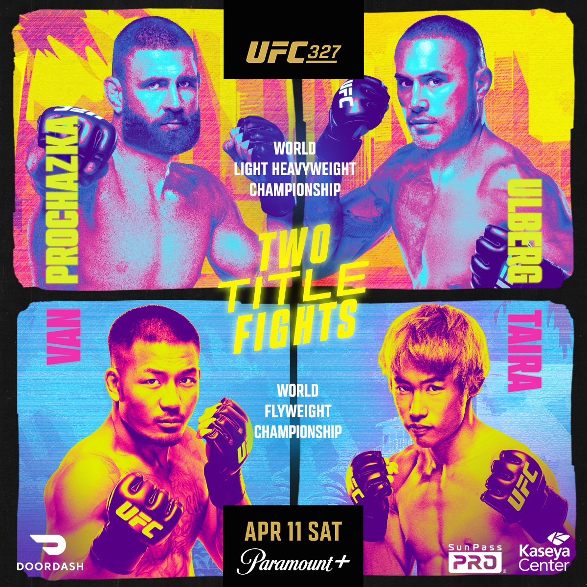 UFC 327 - Miami - Poster et affiche