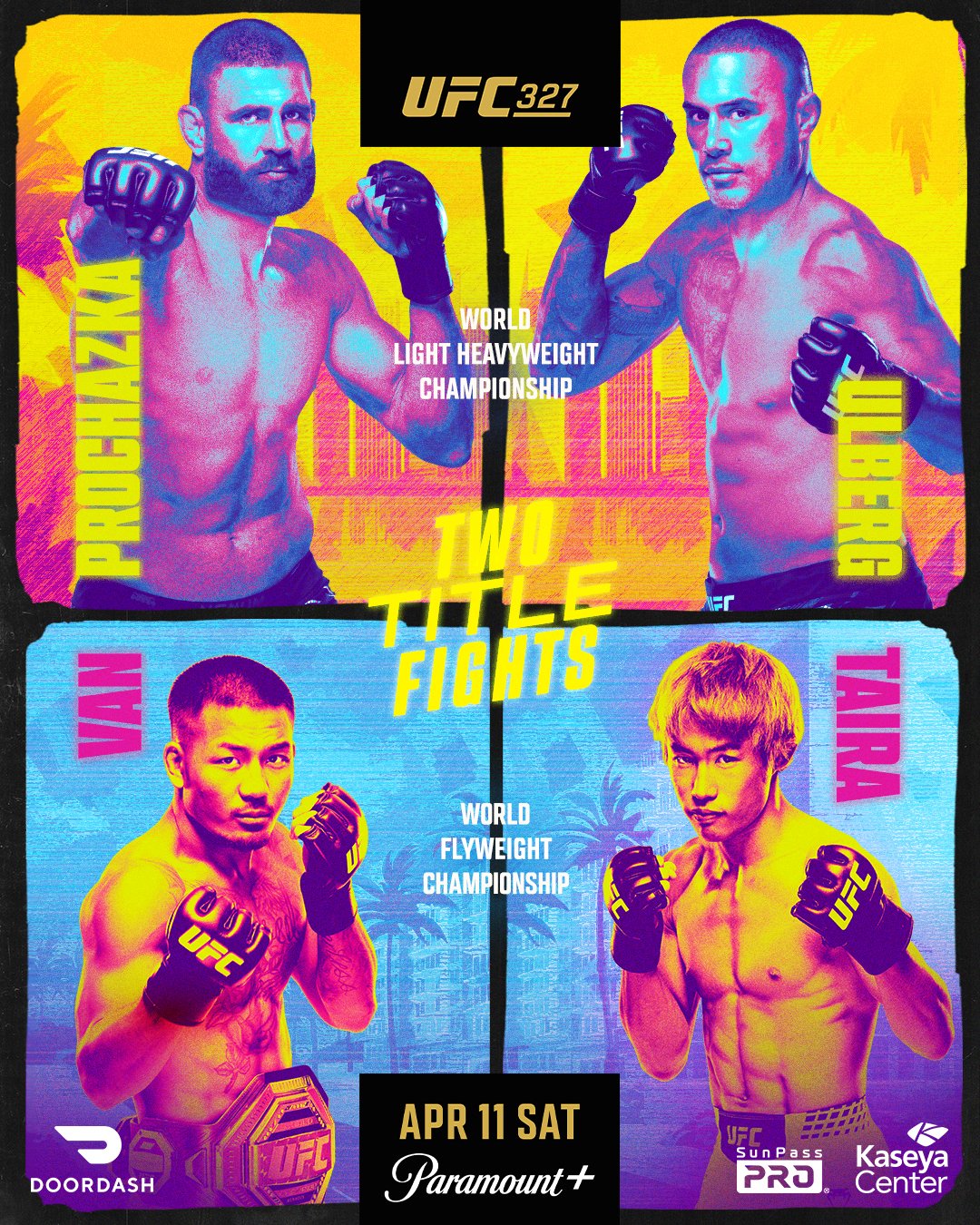 UFC 327 - Miami - Poster et affiche
