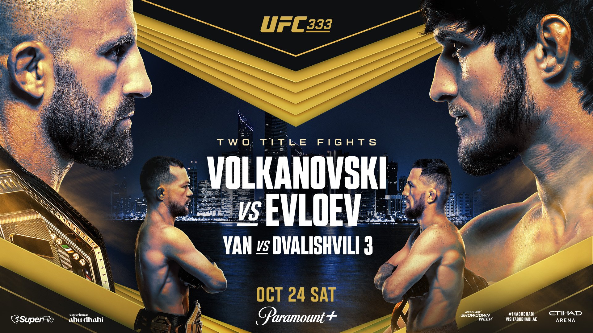 UFC 333 - Abu Dhabi - Poster et affiche