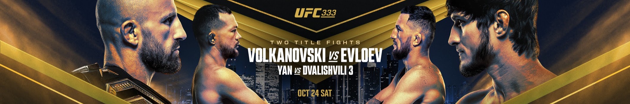 UFC 333 - Abu Dhabi - Poster et affiche