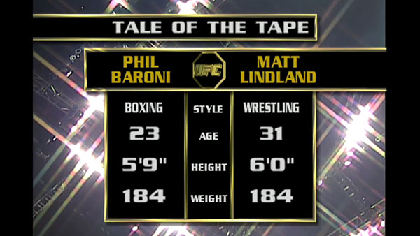 Matt Lindland contre Phil Baroni