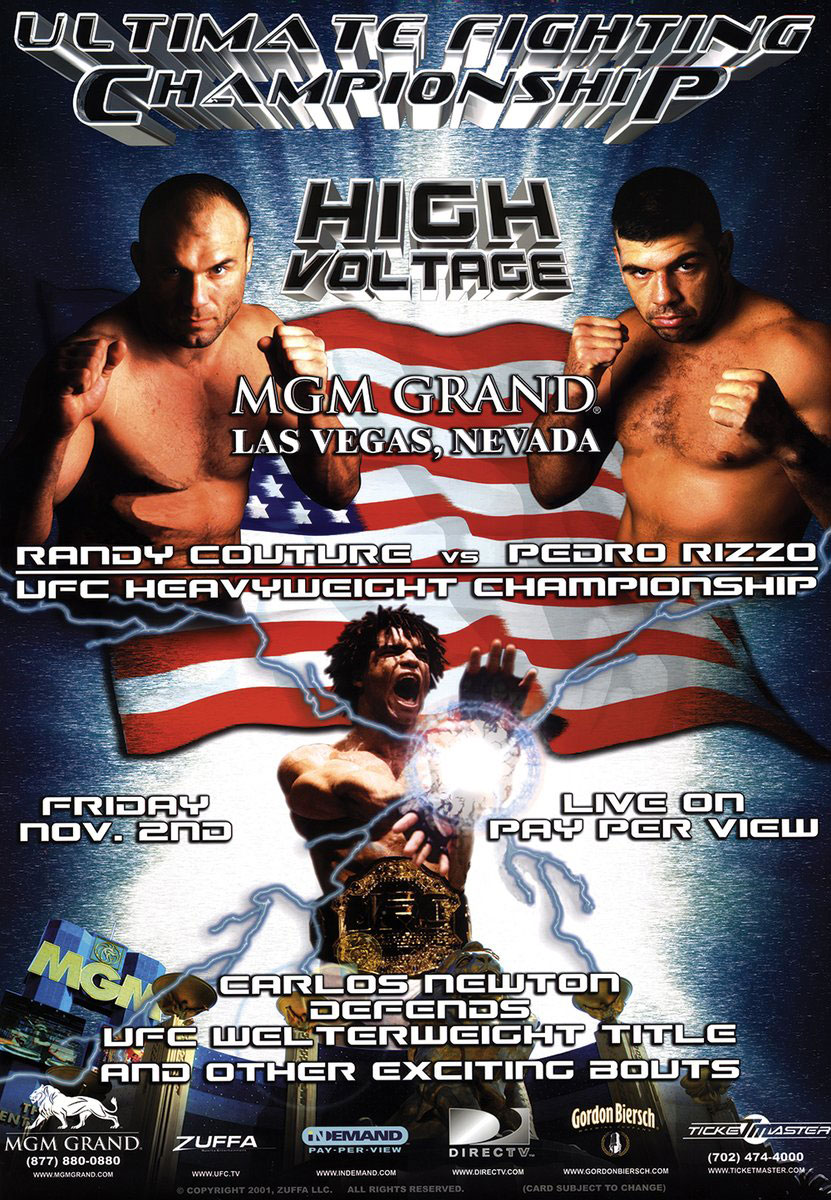 Poster/affiche UFC 34