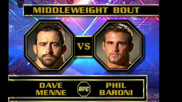 Phil Baroni contre Dave Menne