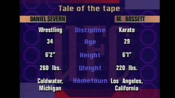 Dan Severn contre Marcus Bossett