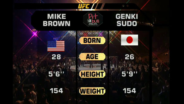 Genki Sudo contre Mike Thomas Brown