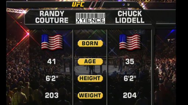 Randy Couture contre Chuck Liddell