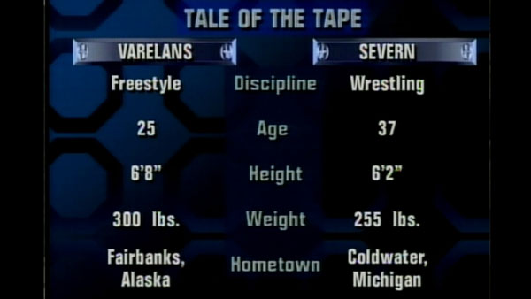 Dan Severn contre Paul Varelans