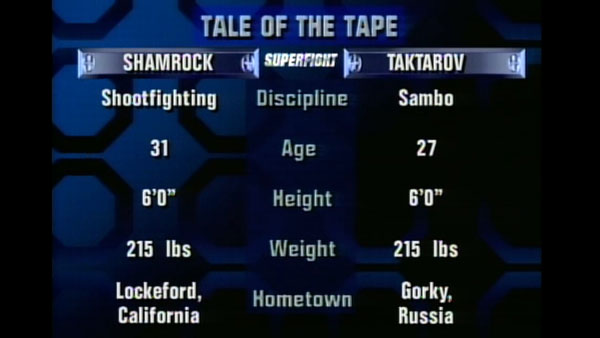 Ken Shamrock contre Oleg Taktarov 