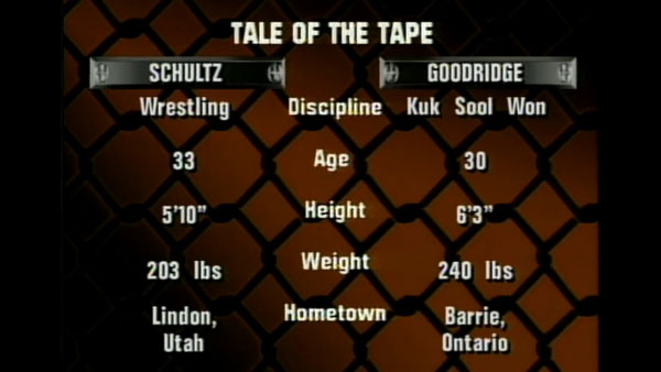 Mark Schultz contre Gary Goodridge